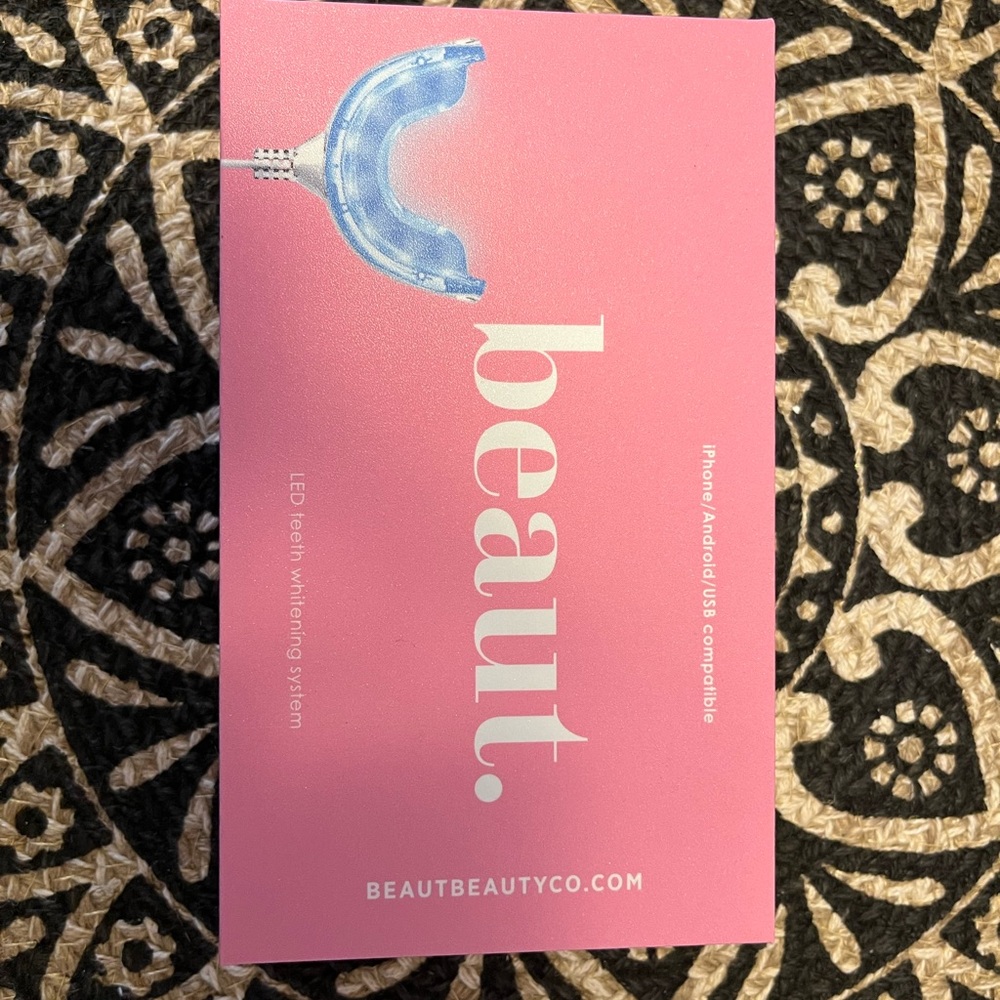 Beaut. LED Teeth Whitening System. Brand new!